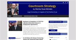 Desktop Screenshot of courtroomstrategy.com