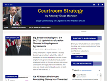 Tablet Screenshot of courtroomstrategy.com